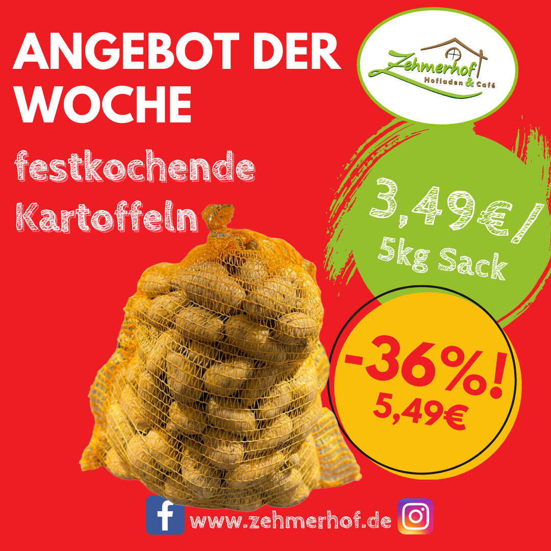 🥔✨ Angebot der Woche: Festkochende Kartoffeln aus eigenem Anbau (08.09 bis 13.09) ✨🥔